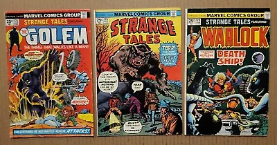 Buy Strange Tales #174,175,179 Lot Of 3 Qualified Marvel 1974 • 15.82£