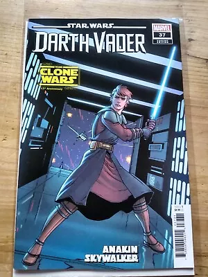 Buy Marvel Star Wars Darth Vader 37 Clone Wars  Variant Cover • 9.99£