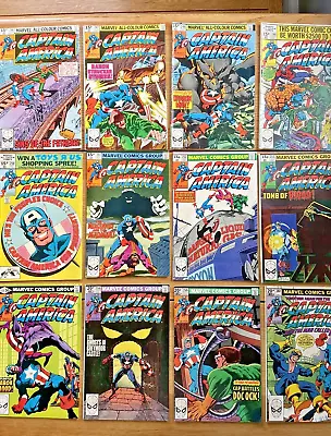 Buy 12 Issues Captain America MARVEL Comics - Bundle Job Lot 1980s  Bronze Age • 28£