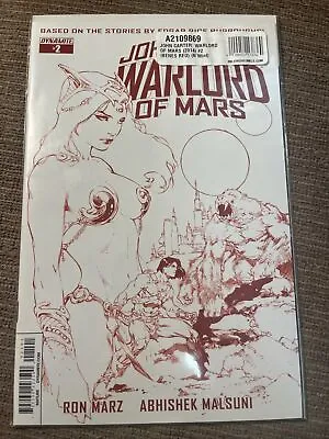 Buy John Carter Warlord Of Mars #2 Dynamite Comic Book Limited Red Sketch Cover • 3.95£