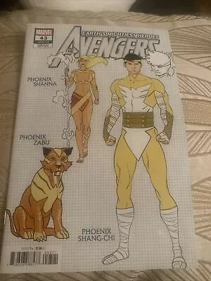 Buy Marvel Comics Avengers #43 (2021) Incentive Ratio 1:10 Garron Design Variant • 4£