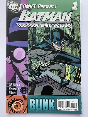 Buy DC COMICS PRESENTS BATMAN 100 PAGE SPECTACULAR - BLINK #1 DC Comics 2011 NM • 9.95£
