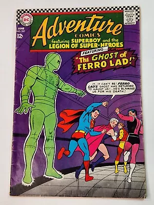 Buy Adventure Comics 357 Superboy Legion Of Super-Heroes Silver Age 1967 • 10.27£