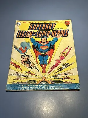 Buy Superboy & Legion Of Super-Heroes - DC Collectors’ Edition C-49 1976 Comic Book • 5.19£