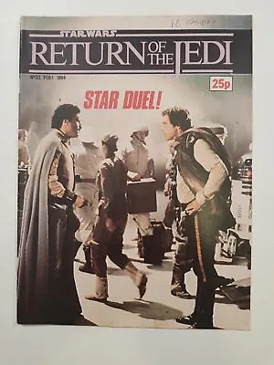 Buy Star Wars Return Of The Jedi Comic Marvel Issue 33 1st February 1984 • 6.99£