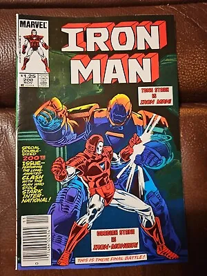 Buy Iron Man 200 Vf++ Newsstand V1! Stark Is Back! New Armor! Death Of Iron Monger! • 35.63£