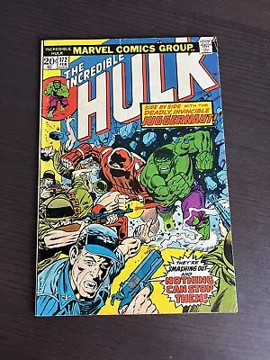 Buy The Incredible Hulk #172 Vs Juggernaut X-men Cameo Appearance First Print • 29.95£