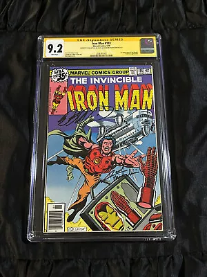 Buy Marvel 1979 Iron Man #118 CGC 9.2 NM- W/ White Pages Layton & Michelinie SIGNED! • 197.65£