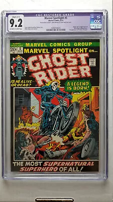 Buy Marvel Spotlight #5 CGC 9.2 NM- (R)      Origin 1st Appearance Ghost Rider • 3,957.10£