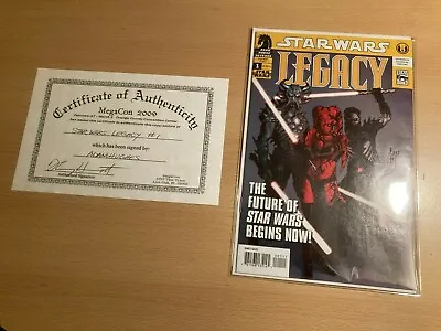 Buy Star Wars Legacy 1 - Dark Horse Comics - Signed Adam Hughes - VFN+ • 75£