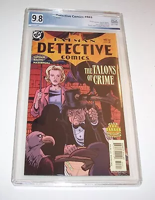 Buy Detective Comics #803 - DC 2005 Modern Age Issue - PGX NM/MT 9.8 • 32.13£