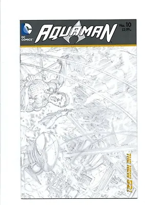Buy AQUAMAN #10,  Wraparound Sketch Variant, Vol.7,  New 52,  DC Comics, 2012 • 12.10£
