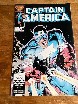 Buy Captain America #321 Newsstand Marvel 1986 - 1st App Ultimatum Uzi Cover KEY Q • 6.32£