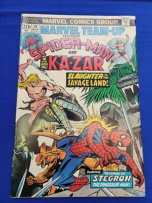 Buy MARVEL TEAM-UP 19 1974  Spiderman/Ka-Zar C.1 • 11.83£