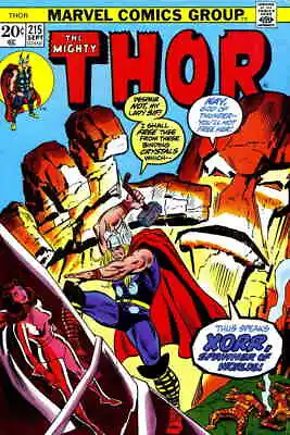 Buy Thor #215 VG; Marvel | Low Grade - 1st Appearance Xorr, Spawner Of Worlds - We C • 2.97£