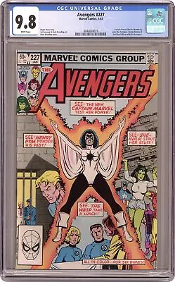 Buy Avengers #227 CGC 9.8 1983 4044664016 • 170.49£