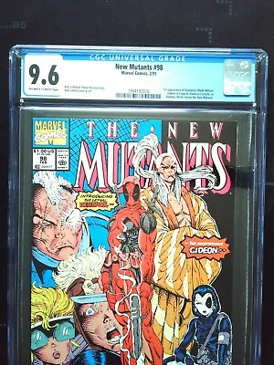 Buy New Mutants 98 CGC 9.6 Newstand Deadpool • 1,500£