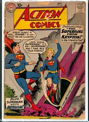 Buy Action Comics #252 (5/1959) | 1st App Supergirl, Metallo | DC Mega Key • 952.42£
