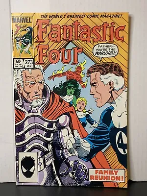 Buy Fantastic Four #273 (Marvel 1983) 1st Full Appearance Of Nathaniel Richards • 7.90£