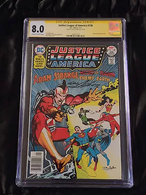 Buy DC 1977 Justice League Of America #138 CGC 8.0 VF Neal Adams SIGNED • 180.14£