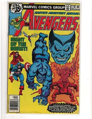 Buy AVENGERS #178 Thor Captain America Beast Vision Wonder Man Hawkeye 7.0 • 5.60£