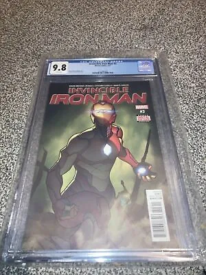 Buy Invincible Iron Man #3 V4 CGC 9.8 Origin Retold 1st Mention Of Ironheart Name • 89.99£