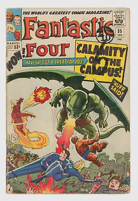 Buy Fantastic Four #35 VG+ 4.5 First Dragon Man • 29.95£