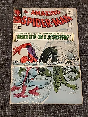 Buy Amazing Spider-Man #29 Nice Silver Age Steve Ditko Vintage Marvel Comic 1965 • 86.88£
