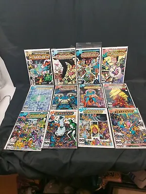 Buy Crisis On Infinite Earths #1-12 Complete Lot Of 12 Dc Comics Vf/nm • 98.59£