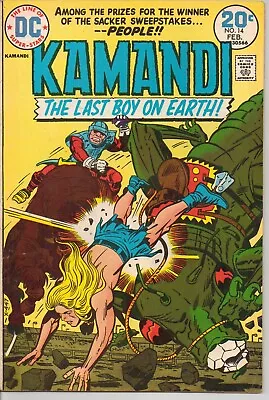 Buy  KAMANDI  No 14 1974  Jack Kirby Cover  Winner Take All  DC F/VF 7.0 • 7.99£