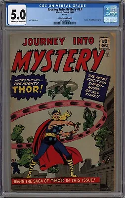 Buy Journey Into Mystery #83 Reprint Off-white To White Pages Marvel Comics 1966 • 670.16£