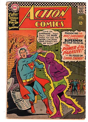 Buy Action Comics #340 (1966) - Grade 3.5 - 1st Appearance Of The Parasite! • 79.95£