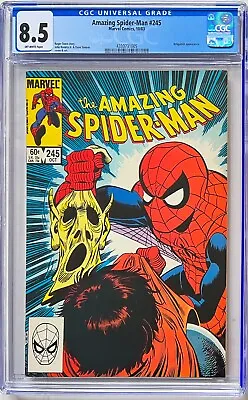 Buy Amazing Spider-Man #245 CGC 8.5. 1st Appearance Lefty Donovan. • 40£
