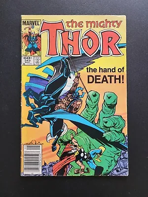 Buy Marvel Comics The Mighty Thor #343 May 1984 Walter Simonson Death Of Fafnir (c) • 2.40£