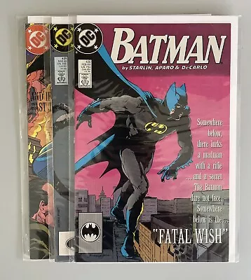 Buy BATMAN #430, 431, 432 STARLIN APARO DC Comics 1989 • 7.13£
