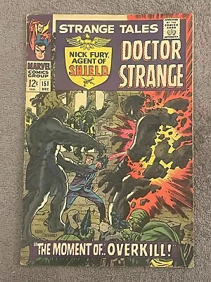 Buy Strange Tales #151 (RAW 6.0 - MARVEL 1966) Jack Kirby. Stan Goldberg. • 59.96£