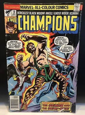Buy The Champions #10 Comic Marvel Comics 1976 • 6.51£