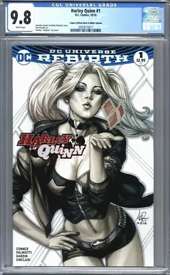 Buy Harley Quinn #1  Artgerm Legacy Edition Black & White Variant  CGC 9.8 • 67.57£
