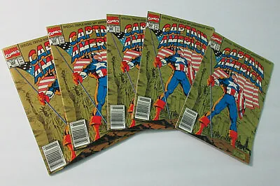 Buy 5 Copies Of 1991 Captain America 383 Marvel Comics Comic Book:USAgent/Crossbones • 40.84£