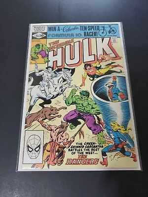 Buy Incredible Hulk 265 Vs The Rangers 1981 • 15.86£