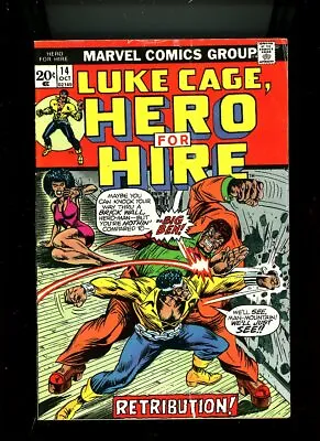 Buy 1973 Marvel,   Luke Cage, Hero For Hire   # 14, Key, U-Pick, FN TO VF, BX74 • 13.40£