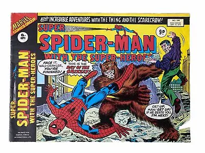 Buy Super Spider-man With The Super-Heroes No 188 1976 Classic Marvel Comic Vintage. • 7.99£