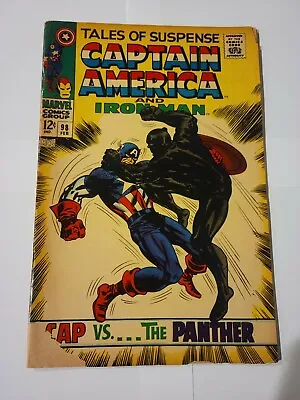 Buy Tales Of Suspense #98 Marvel Silver Age Iron Man Captain America Black Panther  • 33.80£