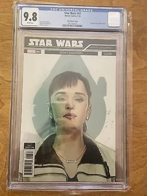 Buy Star Wars #47 (2018) CGC 9.8 ~  Qi'ra Galactic Icons Reis Variant Emilia Clarke • 158.12£