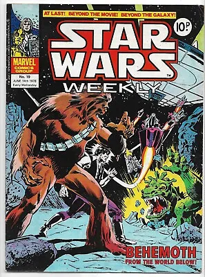 Buy Star Wars Weekly #19 VG (1978) Marvel Comics UK • 3.25£