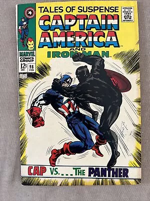 Buy Tales Of Suspense #98 (cents) Black Panther Iron Man Marvel Comics (1968) • 24.99£