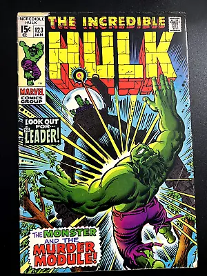 Buy The Incredible Hulk #123 (1970) 5.0 VG/FN • 18.85£