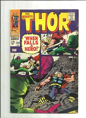 Buy THE MIGHTY THOR #149 (1969, Marvel)  Wrecker Silver Age Comic • 19.21£