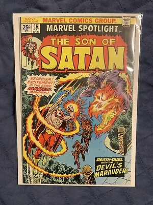 Buy Marvel Spotlight #16 (7/74) FN (6.0) Son Of Satan! Mooney Art! Great Bronze Age! • 1.41£