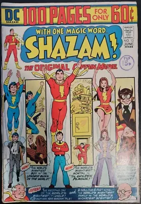 Buy Shazam #12 1974 The Orginal Captain Marvel • 6.95£